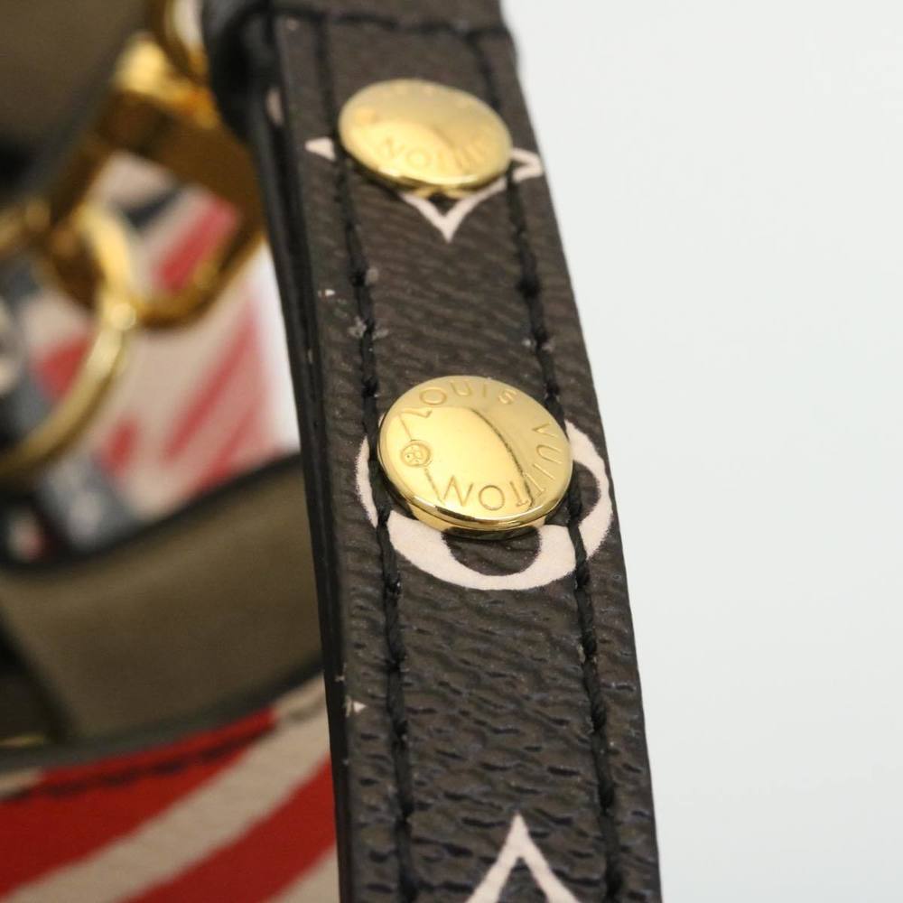 LOUIS VUITTON Monogram Giant LV Clafoutis Neo Noe Shoulder Bag Red Auth 29182A - Picture 8 of 16